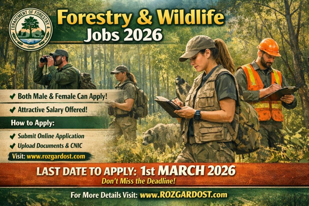 forestry and wildlife jobs 2026
